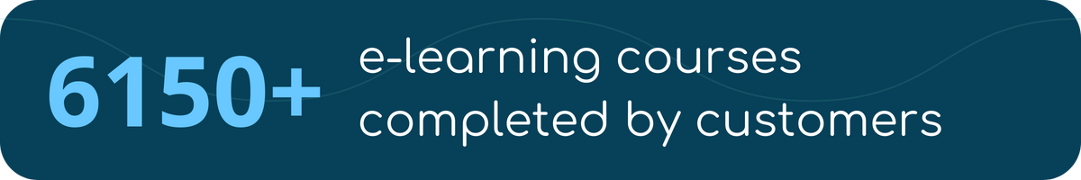 6150+ e-learning courses completed by customers