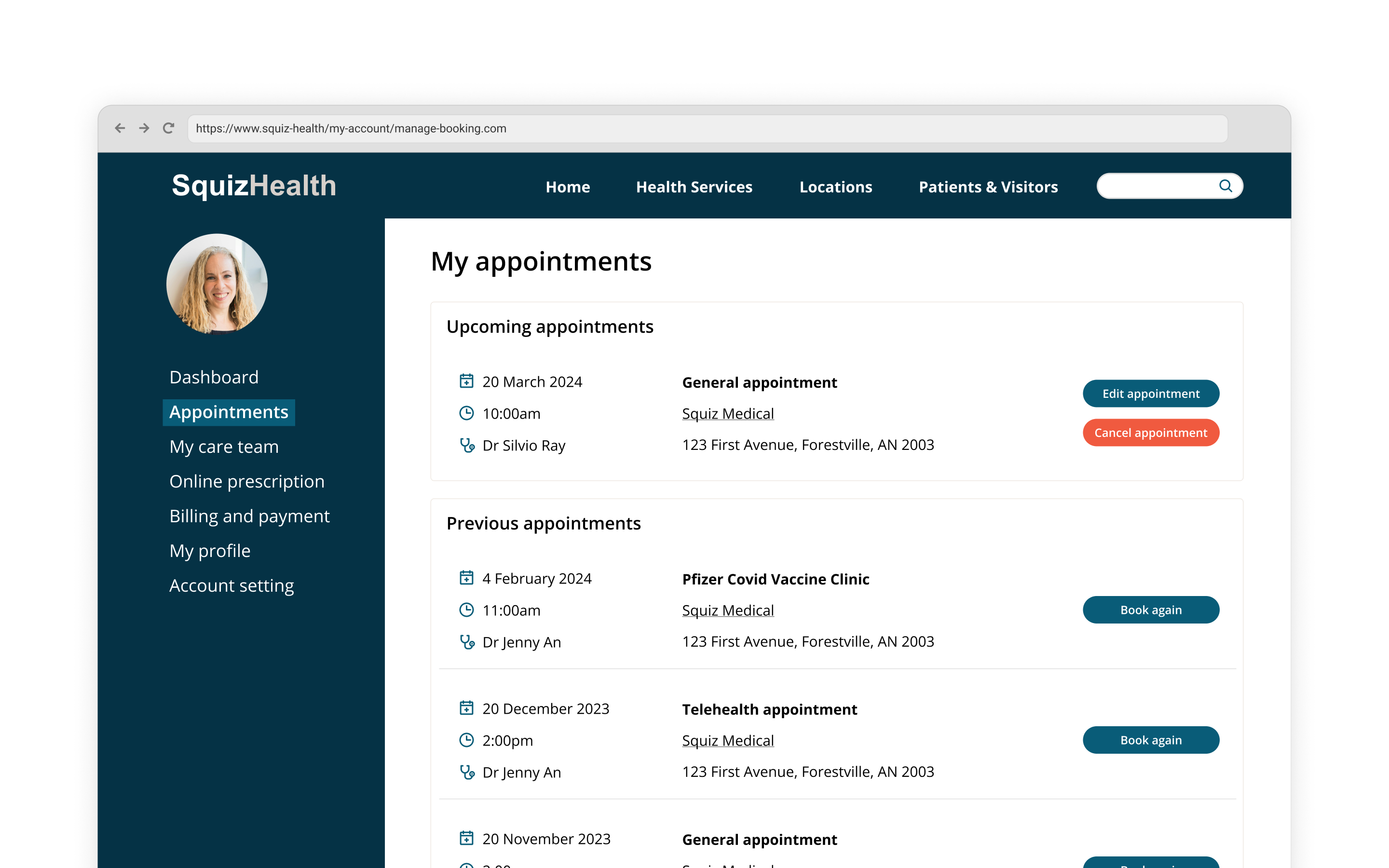 Patient and staff portal 2